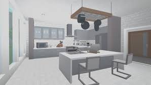 ———ﾟ｡⋆･｡⋆･ﾟ——— 5 aesthetic bedroom ideas! Small Modern Kitchen Bloxburg Ecsac