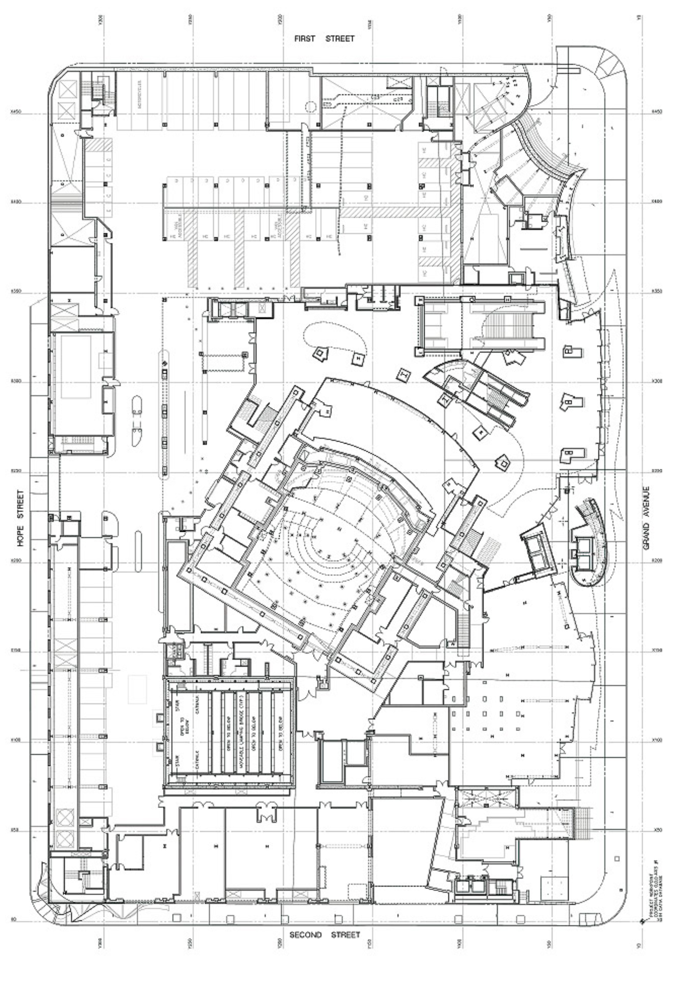 Walt Disney Concert Hall Floor Plan