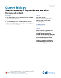 Cover page: Genetic Ancestry of Rapanui before and after European Contact