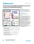 Cover page: Uncovering novel mutational signatures by de novo extraction with SigProfilerExtractor