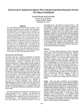 Cover page: Searching an Hypothesis Space When Reasoning About Buoyant Forces: The Effect of Feedback