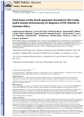 Cover page: Performance of the fourth-generation Bio-Rad GS HIV Combo Ag/Ab enzyme immunoassay for diagnosis of HIV infection in Southern Africa