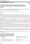 Cover page: Using hierarchical unsupervised learning to integrate and reduce multi-level and multi-paraspinal muscle MRI data in relation to low back pain