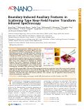 Cover page: Boundary-Induced Auxiliary Features in Scattering-Type Near-Field Fourier Transform Infrared Spectroscopy