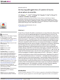 Cover page: Immunopathogenesis of canine chronic ulcerative stomatitis