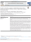 Cover page: The effect of Non-Motor symptoms on Health-Related quality of life in patients with young onset Parkinson’s Disease: A single center Vietnamese Cross-Sectional study