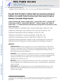 Cover page: Results From the NACC Uniform Data Set Neuropsychological Battery Crosswalk Study