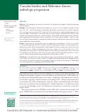 Cover page: Vascular burden and Alzheimer disease pathologic progression