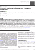 Cover page: Phitest for analyzing the homogeneity of single-cell populations.