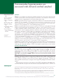 Cover page: Periventricular hyperintensities are associated with elevated cerebral amyloid