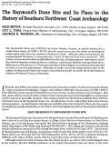 Cover page: The Raymond's Dune Site: Its Place in the History of Southern Northwest Coast Archaeology