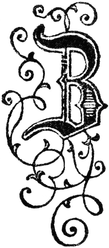 Decorative Letter B | ClipArt ETC