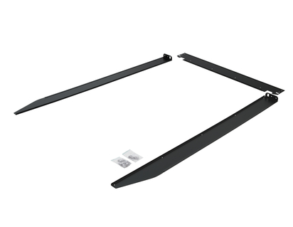 Frame for sliding bed tray