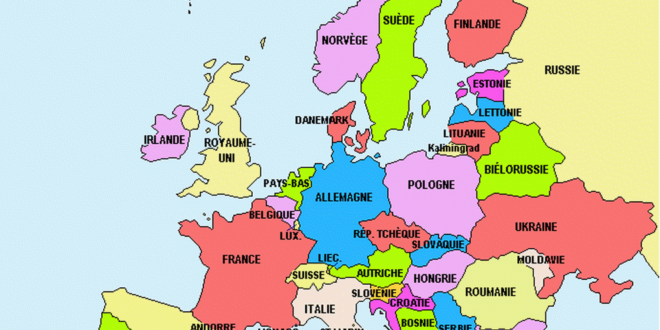 Carte Europe