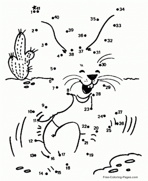 Connect the Dots Coloring Pages