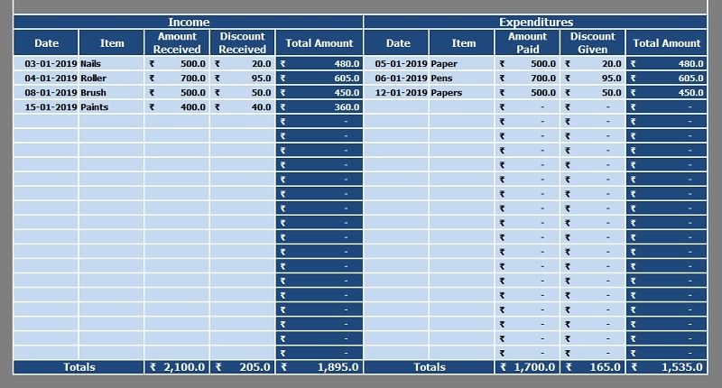 Disbursement Schedule Template