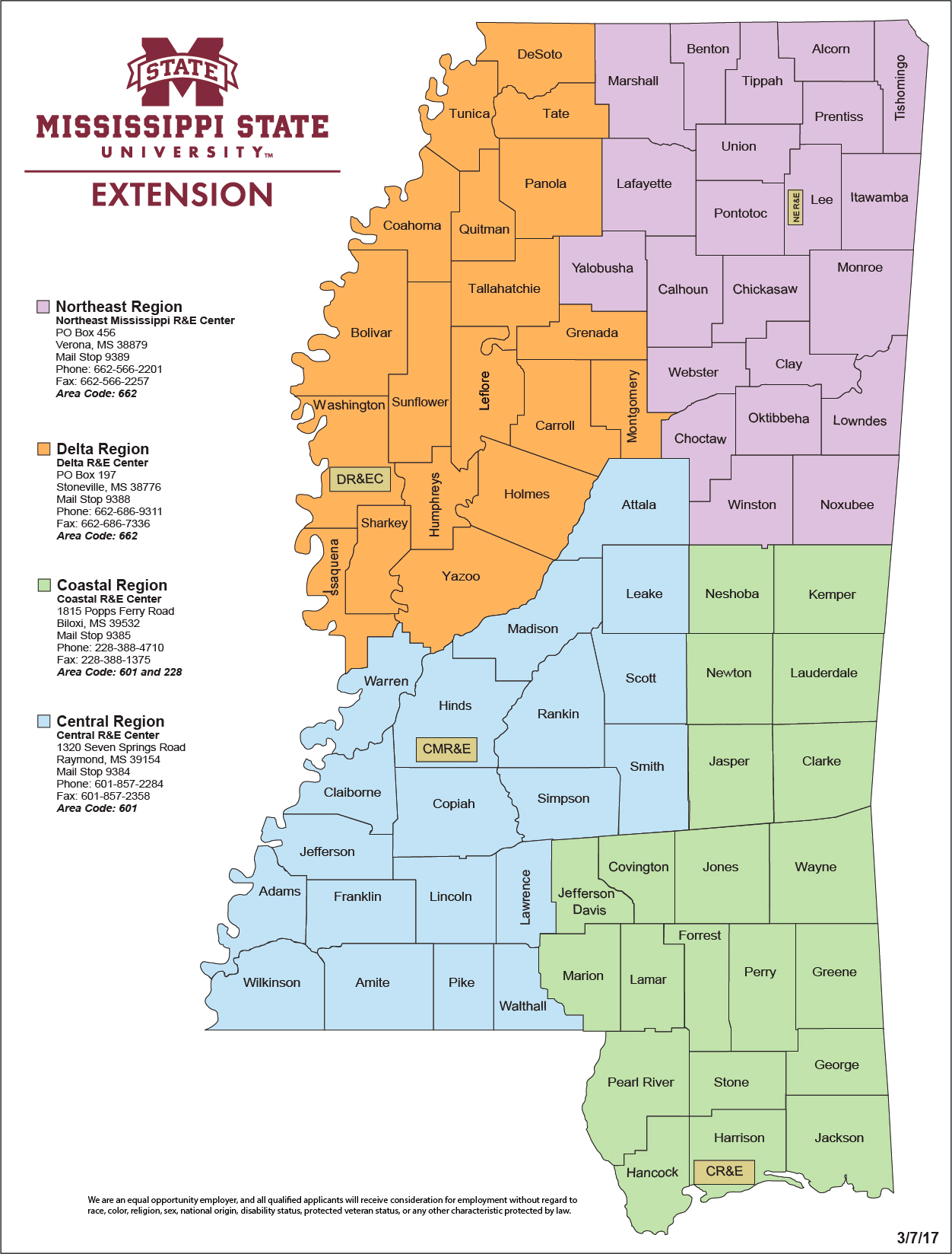 Printable Mississippi County Map - Printable Word Searches