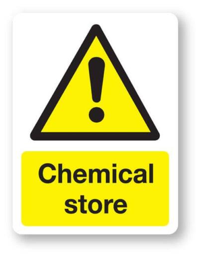 Chemical Store Sign