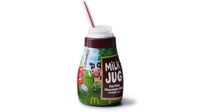 McDonald's Fat Free Chocolate Milk Jug