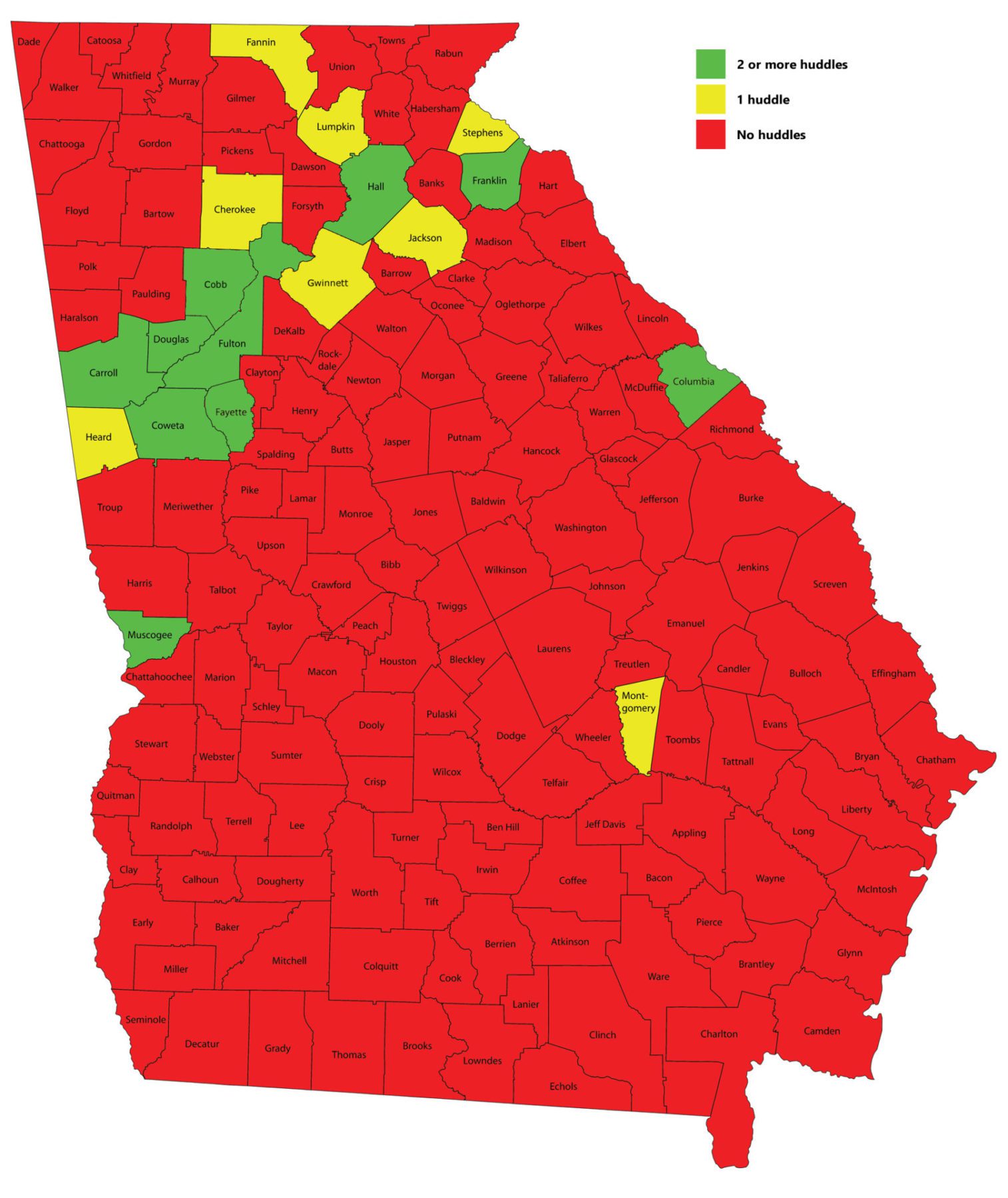 Map | FCA Wrestling - Georgia