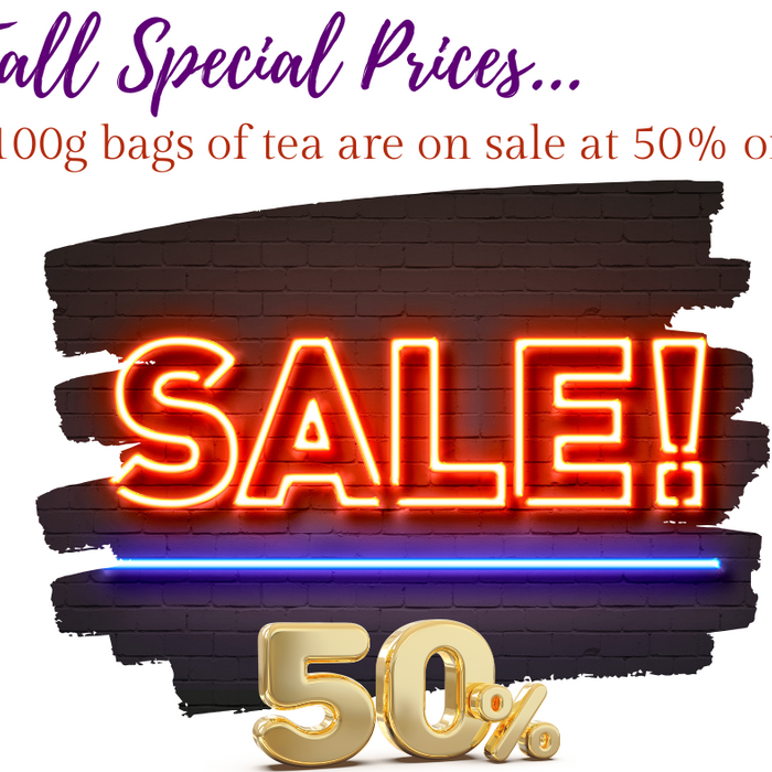 Double the Tea, Same Price—Limited Time Sale on 100g Bags!