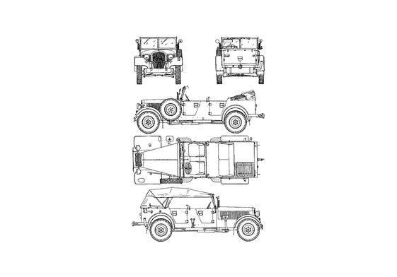 Blueprint Skoda Superb 3000 - KFZ 15 (type 952) SUV 1941