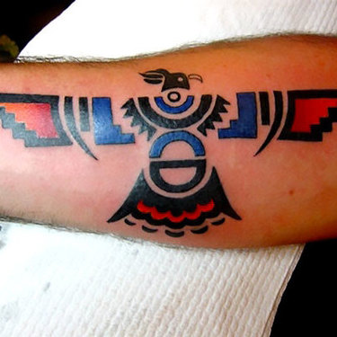 Thunderbird on Forearm Tattoo