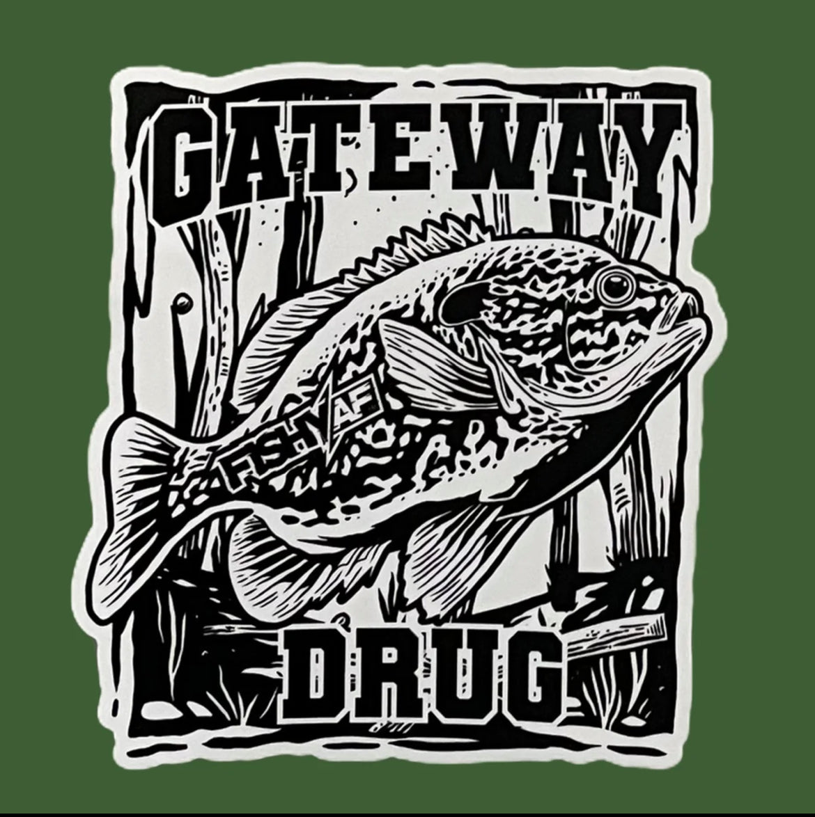 4” Gateway Drug Sticker