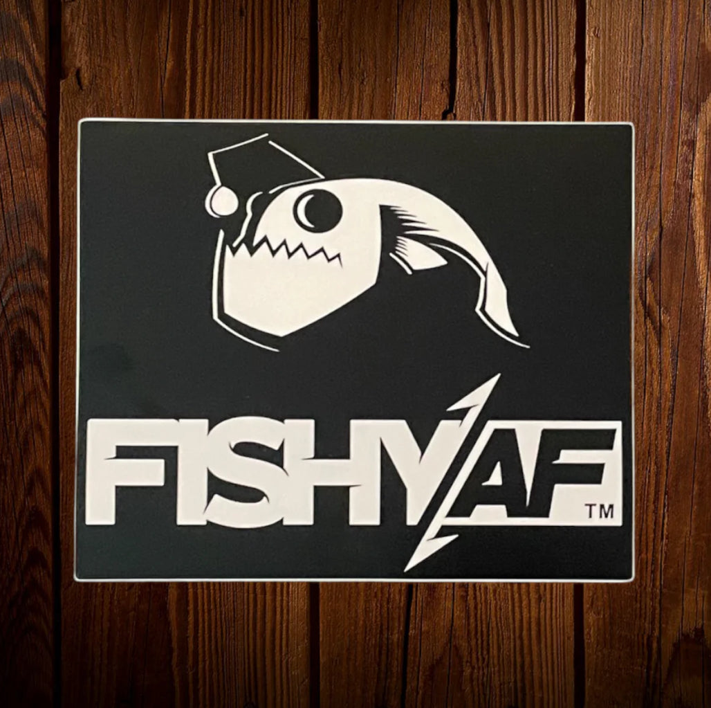 5” FishyAF Logo Angler Fish Sticker