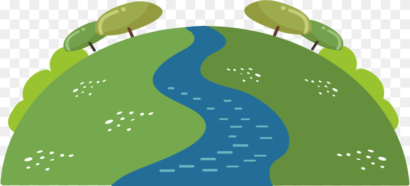 1920x873 River Clipart, Land, Nature, Outdoors, Sea Sticker PNG