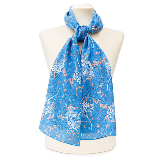 Morris Tulips Crêpe de Chine Scarf