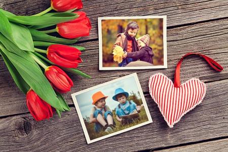 Romantic Love Double Photo Frames