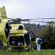 Samedi 23 novembre, un hélicoptère du SAMU venu porter secours à un père et son enfant dans un accident de la route à Saint James (Manche) a heurté un arbre avec ses pales. Image d'illustration.