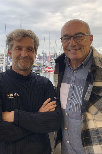 Depuis 2022, Eric Bellion travaille avec le préparateur mental Gérard Vaillant pour préparer son 2ème Vendée Globe.