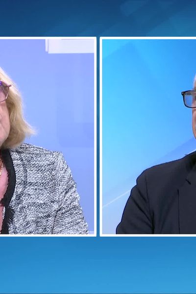 Le débat oppose Sophie-Laurence Roy (LR/RN) à André Villiers (Horizons-Ensemble)