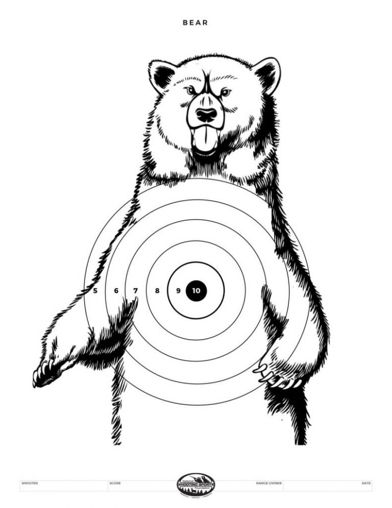 Printable Shooting Targets And Gun Targets • Nssf - Free Printable ...