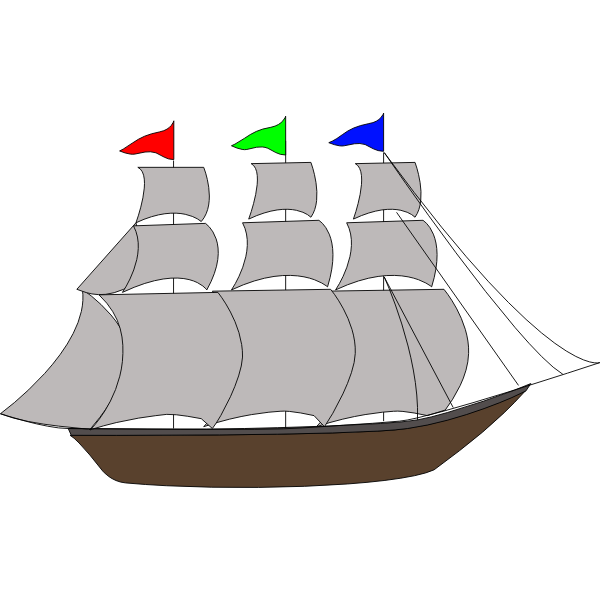 Gray ship