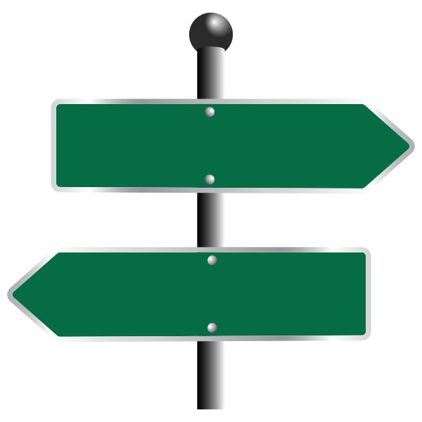 Two way sign