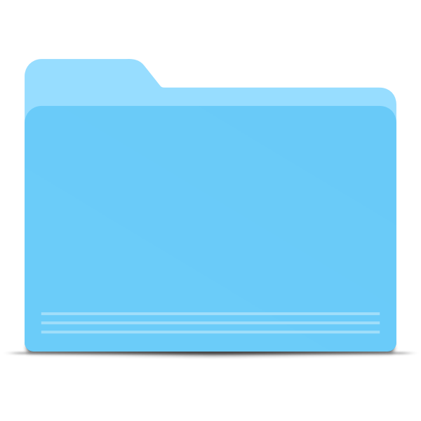 Blue folder image