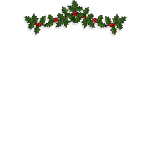 Mistletoe decorative piece vector drawing