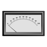 Electricity strength meter vector clip at