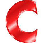 Red letter ''C''