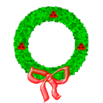 Christmas Wreath Vector Graphics