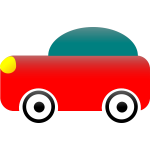 Toy car vector illustration