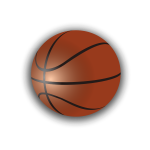 Basketball ball vector illustration