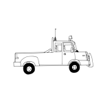 Truck vector drawing