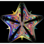 Prismatic Star Line Art 5