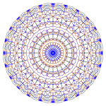 Prismatic Mandala Line Art No Background