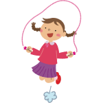 Girl Skipping Rope