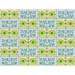 Floral and leafy pattern